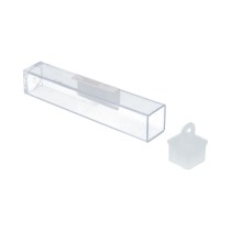 " Gamma" Туба T- 049 пластик 1. 5 x 1. 5 x 8. 5 см прозрачная