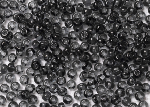 Бисер Чехия круглый 06/0 50 г 40010h прозрачный серый квадратное отверстие